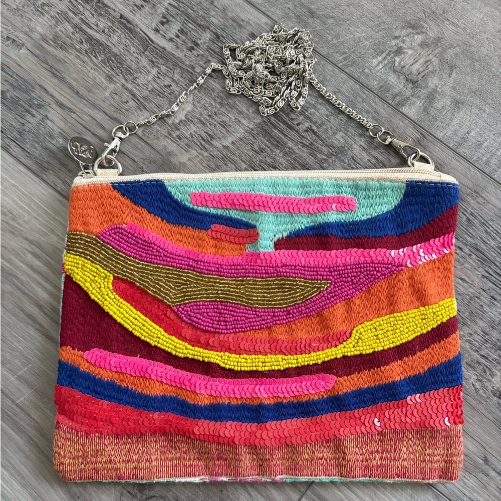 America & Beyond Daphne Embellished Clutch